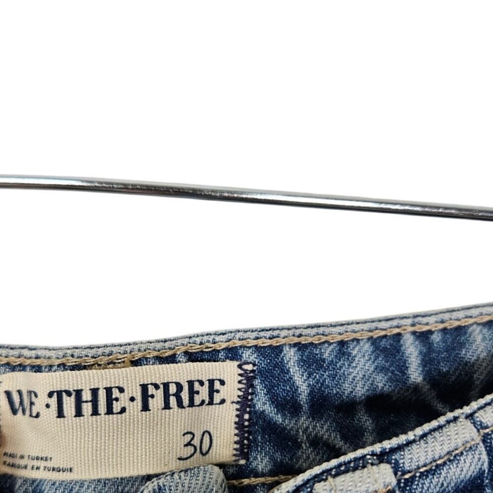 NEW Free People 30 Equinox Denim Trouser Super Wide Leg Grunge Boho Cotton - Picture 7 of 7